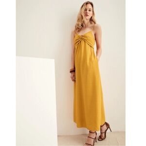Banana Republic BanRep Twisted Bodice Maxi Dress XXS with pockets